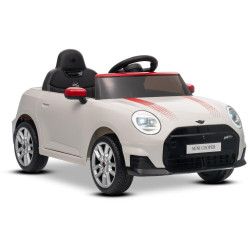Elektrické autíčko BMW Mini Cooper 12V,  biele