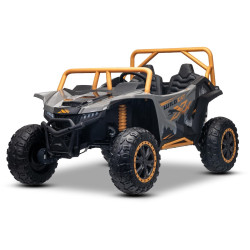 Elektrická bugina Artic CAT XXL 4x4 24V,  sivá