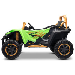 Elektrická bugina Artic CAT XXL 4x4 24V,  zelená