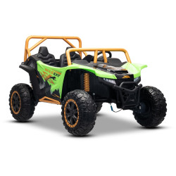 Elektrická bugina Artic CAT XXL 4x4 24V,  zelená