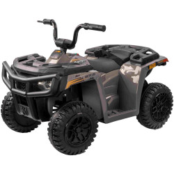 Licencovaná elektrická štvorkolka Arctic Cat 12V so zadným pohonom,  sivá