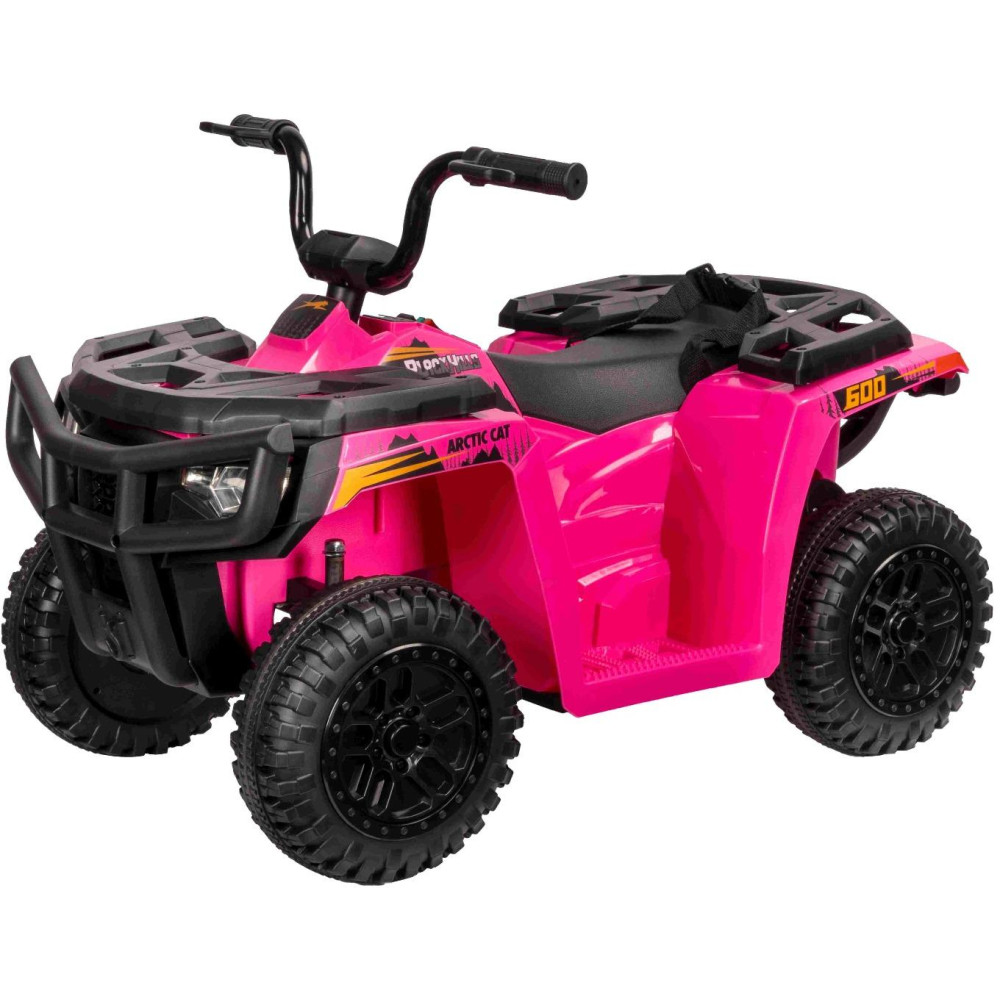 Licencovaná elektrická štvorkolka Arctic Cat 12V so zadným pohonom,  ružová