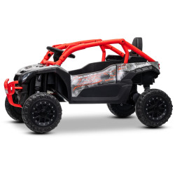 Elektrické autíčko Kawasaki TERYX KRX 1000 12V,  červené