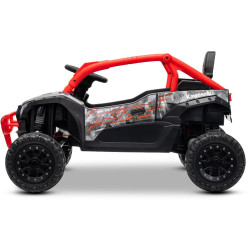 Elektrické autíčko Kawasaki TERYX KRX 1000 12V,  červené