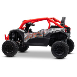 Elektrické autíčko Kawasaki TERYX KRX 1000 12V,  červené