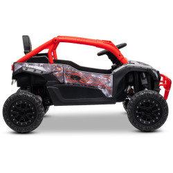 Elektrické autíčko Kawasaki TERYX KRX 1000 12V,  červené