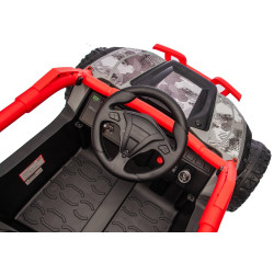 Elektrické autíčko Kawasaki TERYX KRX 1000 12V,  červené