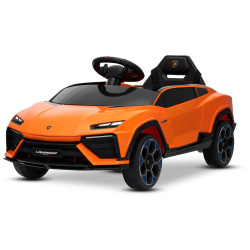 Elektrické autíčko Lamborghini Lanzador 12V s pohonom zadných kolies a licenciou (Jednomiestne),  oranžové
