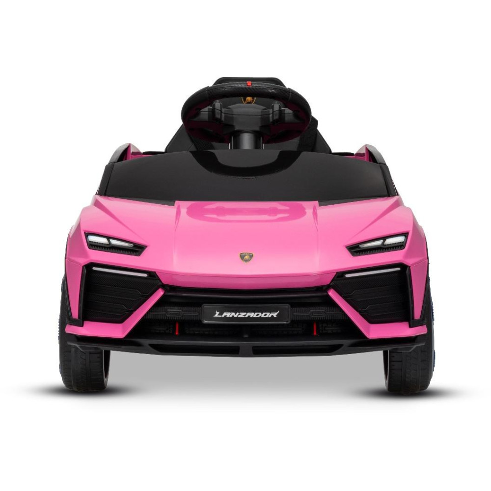 Elektrické autíčko Lamborghini Lanzador 12V s pohonom zadných kolies a licenciou (Jednomiestne),  ružové