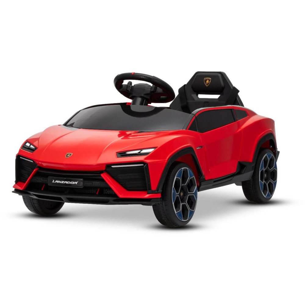 Elektrické autíčko Lamborghini Lanzador 12V s pohonom zadných kolies a licenciou (Jednomiestne),  červené