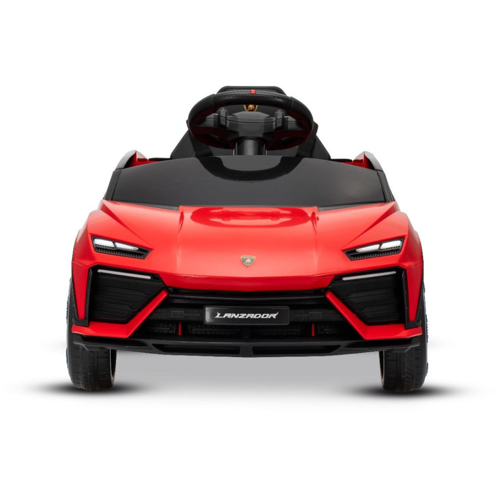 Elektrické autíčko Lamborghini Lanzador 12V s pohonom zadných kolies a licenciou (Jednomiestne),  červené