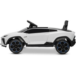 Elektrické autíčko Lamborghini Lanzador 12V s pohonom zadných kolies a licenciou (Jednomiestne),  biele