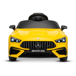 Elektrické autíčko Mercedes CLE 12V s pohonom zadných kolies,  žlté