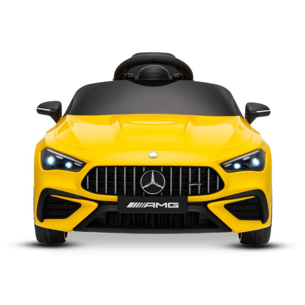 Elektrické autíčko Mercedes CLE 12V s pohonom zadných kolies,  žlté