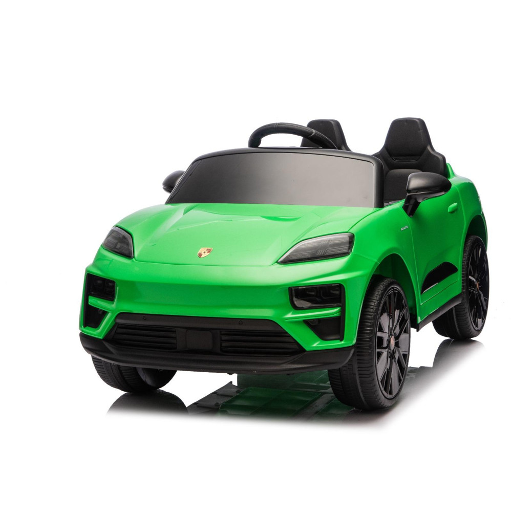 Elektrické autíčko Porsche Macan 12V s pohonom zadných kolies a licenciou (Jednomiestne),  zelené