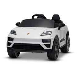 Elektrické autíčko Porsche Macan 12V s pohonom zadných kolies a licenciou (Jednomiestne),  biele