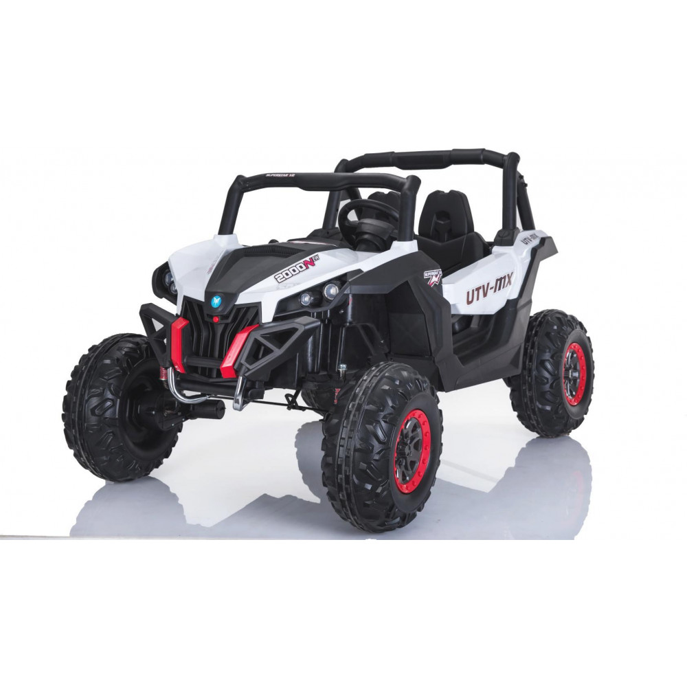 Elektrické autíčko NEW RSX Biele,  Pohon 4x4
