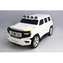 Detské Licencované odrážadlo a kufrík 2v1 Mercedes-Benz  Ener-G-Force biele