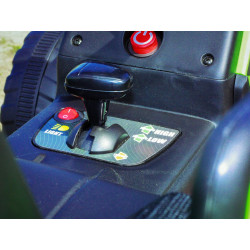Elektrický Traktor WORKERS s vlečkou,  zelený