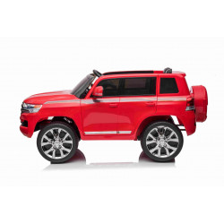Elektrické autíčko Toyota Landcruiser 12V,  červené
