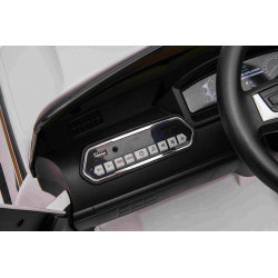 Elektrické autíčko Toyota Landcruiser 12V,  biele