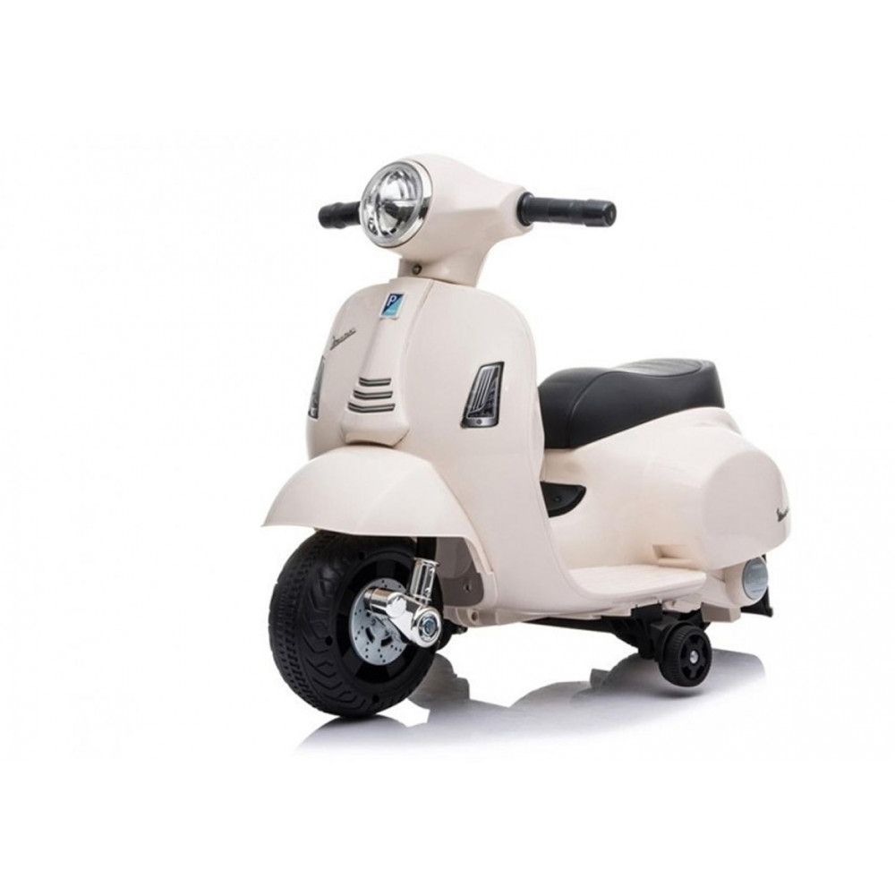 Elektrická motorka Vespa GTS,  biele