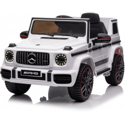 Elektrické autíčko Mercedes G,  biele
