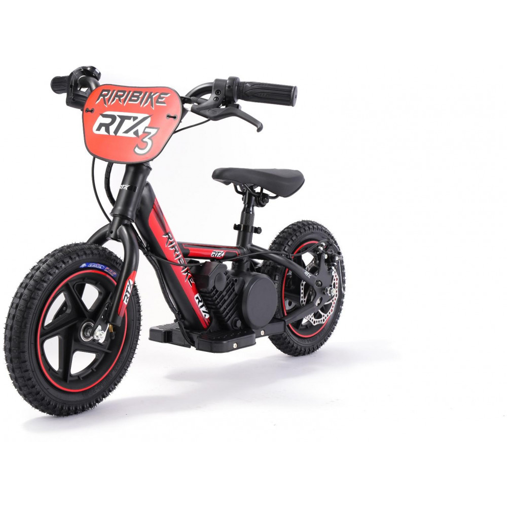 Detské elektrické odrážadlo RIRIBIKE RTX3 24V (12”),  červené
