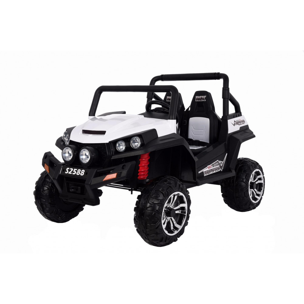Elektrické autíčko RSX Biele,  Pohon 4x4