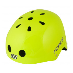 Prilba Force BMX fluo lesklá