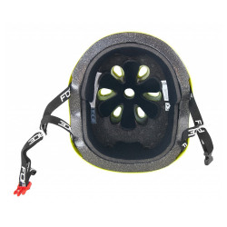 Prilba Force BMX fluo lesklá