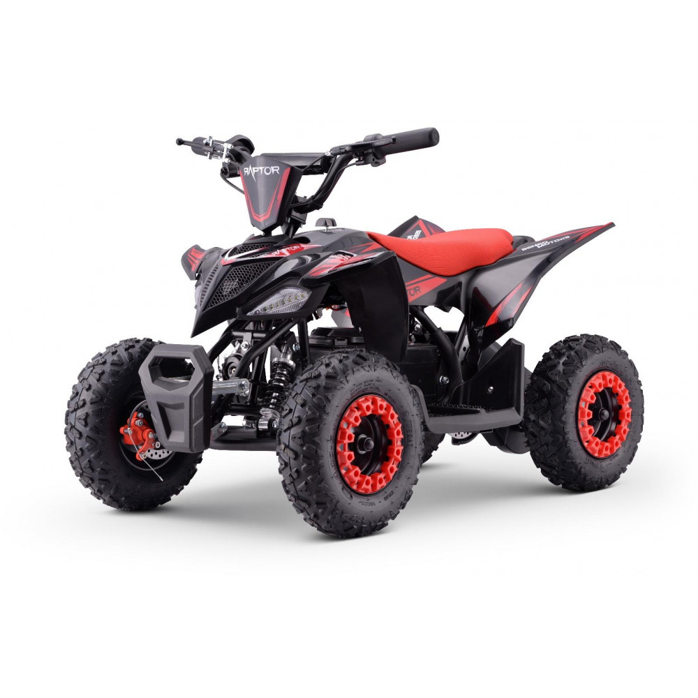 Elektrická štvorkolka pre deti Beneo Motors Raptor červená - 800W