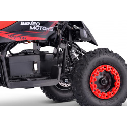 Elektrická štvorkolka pre deti Beneo Motors Raptor červená - 800W