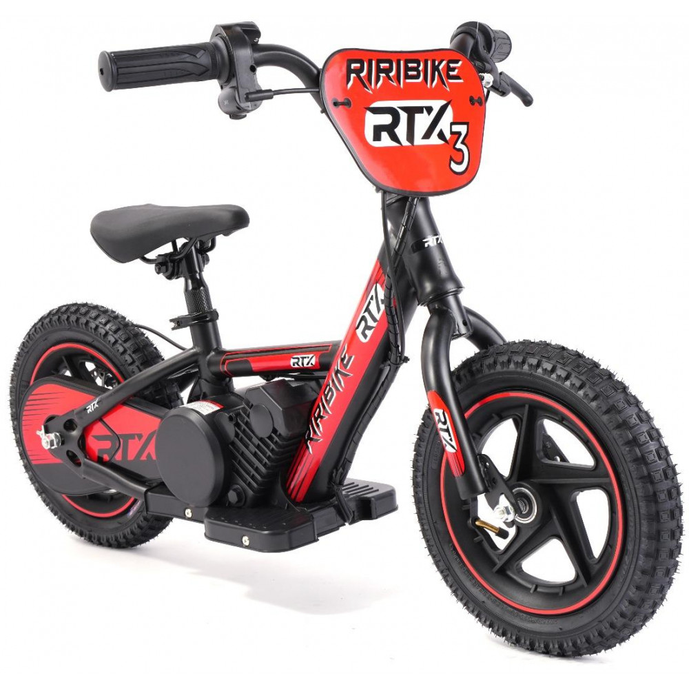 Detské elektrické odrážadlo RIRIBIKE RTX3 24V (12”),  červené