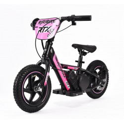 Detské elektrické odrážadlo RIRIBIKE RTX3 24V (12”),  ružové