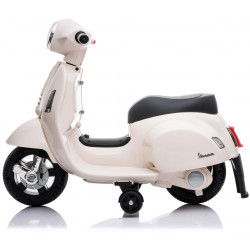 Elektrická motorka Vespa GTS,  biele