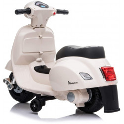 Elektrická motorka Vespa GTS,  biele