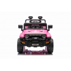 Elektrické autíčko OFFROAD NEW s pohonom zadných kolies,  ružové