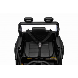 Elektrické autíčko OFFROAD NEW s pohonom zadných kolies,  biele
