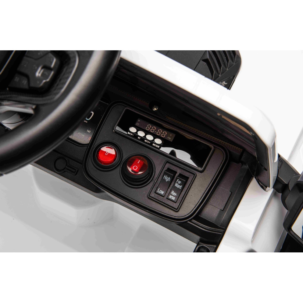 Elektrické autíčko Ford Bronco s pohonom zadných kolies s licenciou (Jednomiestne),  čierne