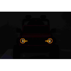Elektrické autíčko Ford Bronco s pohonom zadných kolies s licenciou (Jednomiestne),  modré