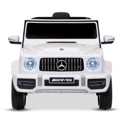 Elektrické autíčko Mercedes G,  biele