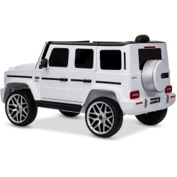Elektrické autíčko Mercedes G,  biele