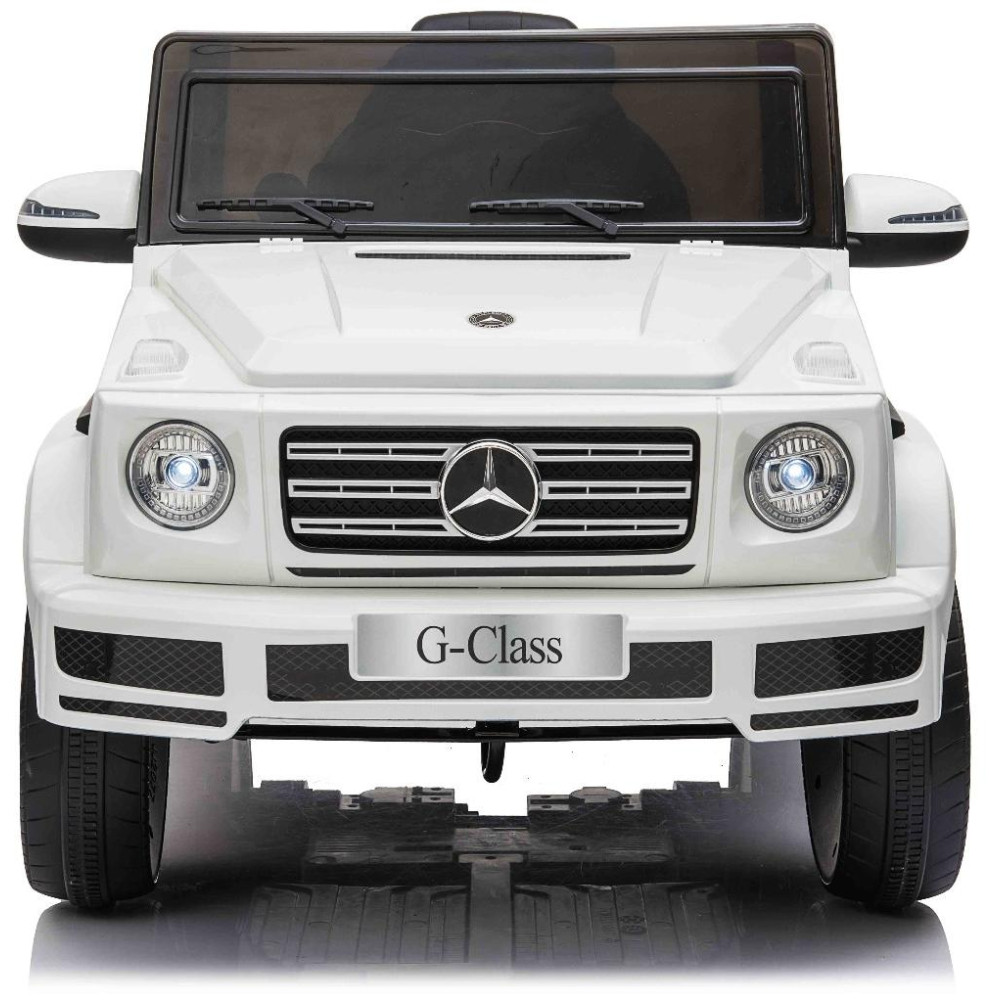 Elektrické autíčko Mercedes G500 12V,  biele