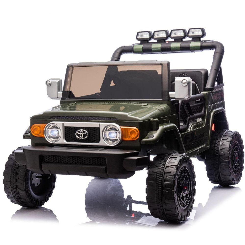 Elektrické autíčko Toyota FJ Cruiser XXL s pohonom 4x4,  licencované (Dvojmiestne)