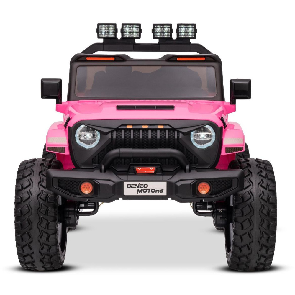 Elektrické autíčko Beneo Motors OFFRIDE 4x4² Dvojmiestne 12V,  ružové