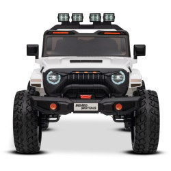 Elektrické autíčko Beneo Motors OFFRIDE 4x4² Dvojmiestne 12V,  biele