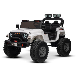 Elektrické autíčko Beneo Motors OFFRIDE 4x4² Dvojmiestne 12V,  biele