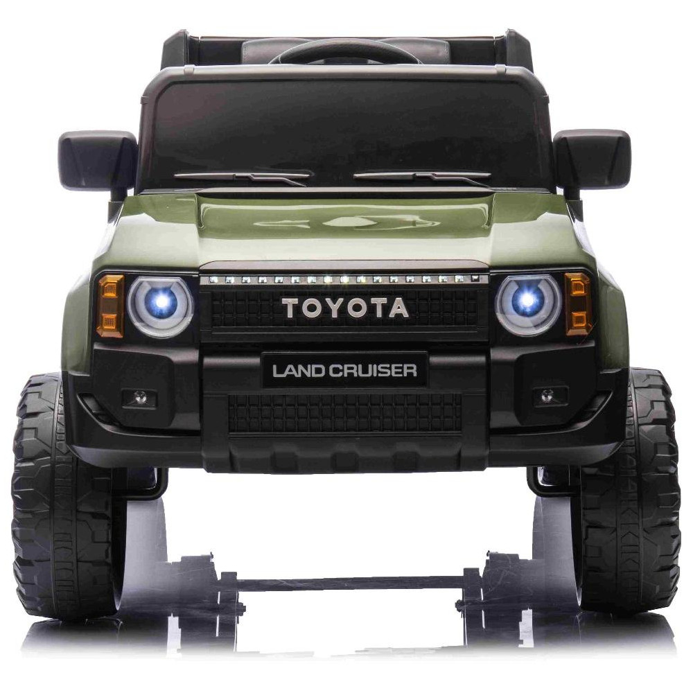 Elektrické autíčko Toyota Landcruiser 12V,  vojenské zelené