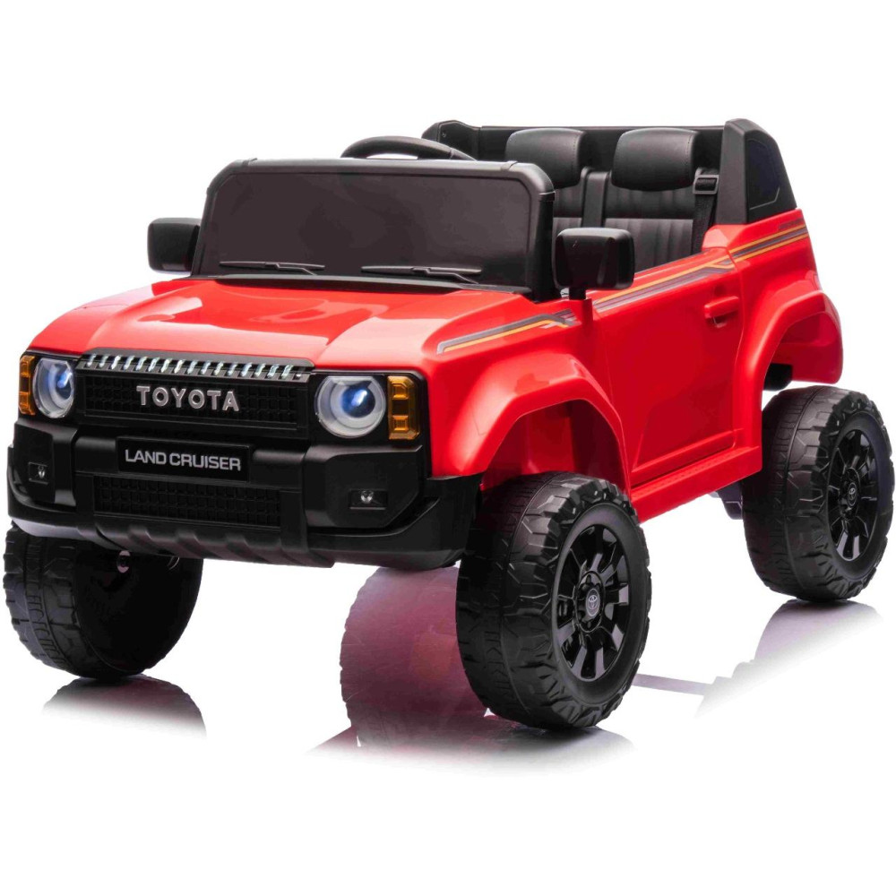 Elektrické autíčko Toyota Landcruiser 12V,  červené